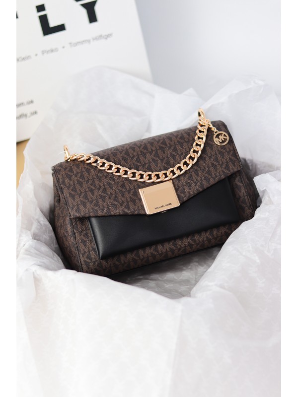 Cумка Michael Kors Lita Medium Brown/black