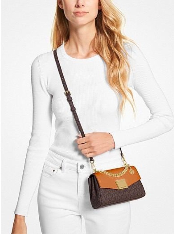 Cумка Michael Kors Lita mini Brown logo