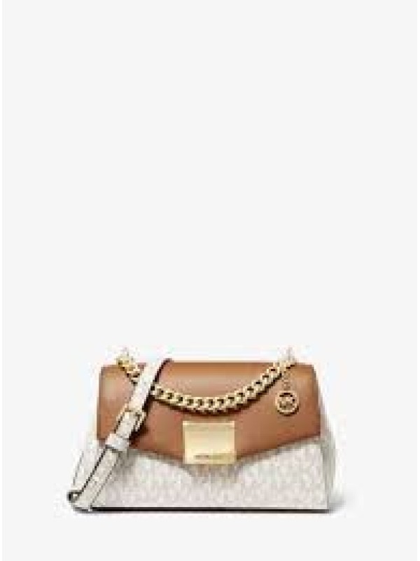 Cумка Michael Kors Lita mini Vanilla logo