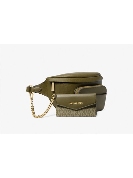 Бананка Michael Kors Maisie Multifunctional Waistpack 2in1 Olive