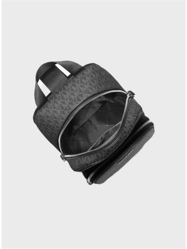 Мужская сумка Michael Kors Cooper Commuter Sling Pack Black Logo