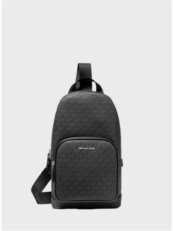 Мужская сумка Michael Kors Cooper Commuter Sling Pack Black Logo