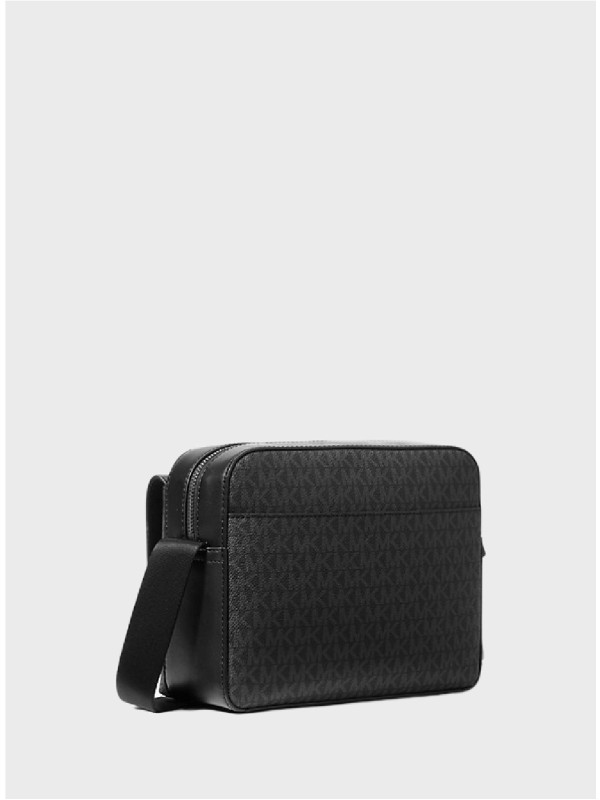 Мужская сумка Michael Kors Cooper Medium Signature Camera Black Logo 