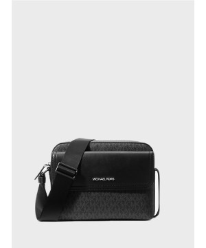 Мужская сумка Michael Kors Cooper Medium Signature Camera Black Logo 