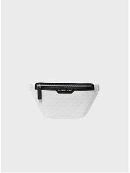 Поясна сумка Michael Kors Blanc Eclatant White logo Black
