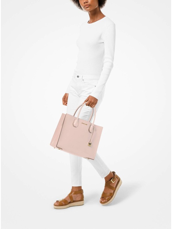 Cумка Michael Kors Mercer Large Saffiano Leather Tote Bag Soft pink