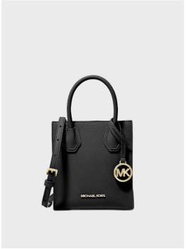 Сумка Michael Kors Mercer Extra-Small Pebbled Leather Crossbody Black