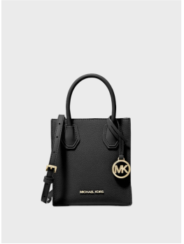 Сумка Michael Kors Mercer Extra-Small Pebbled Leather Crossbody Black