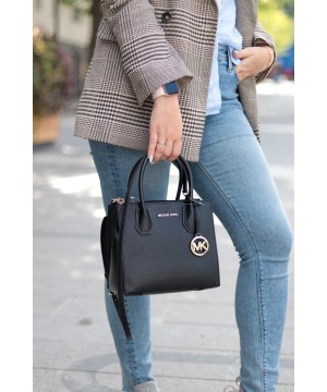 Cумка Michael Kors Mercer Mini Leather Tote Bag Black