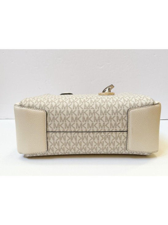 Cумка Michael Kors Mercer Satchel Vanilla logo