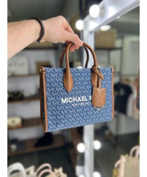 Cумка Michael Kors Mirella Small  Tote Denim logo