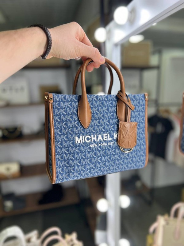 Cумка Michael Kors Mirella Small  Tote Denim logo