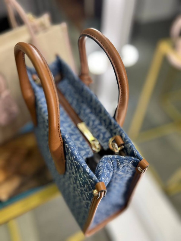 Cумка Michael Kors Mirella Small  Tote Denim logo