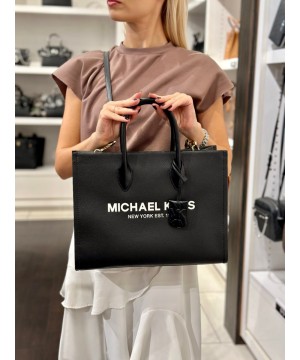 Cумка Michael Kors Mirella Medium Shopper Top Zip Tote Black