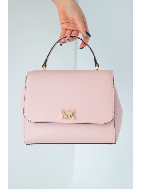 Cумка Michael Kors Mott Medium Leather Setchel pink