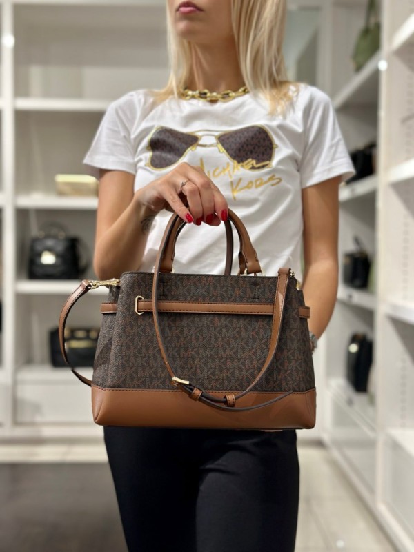 Cумка Michael Kors Reed Brown logo