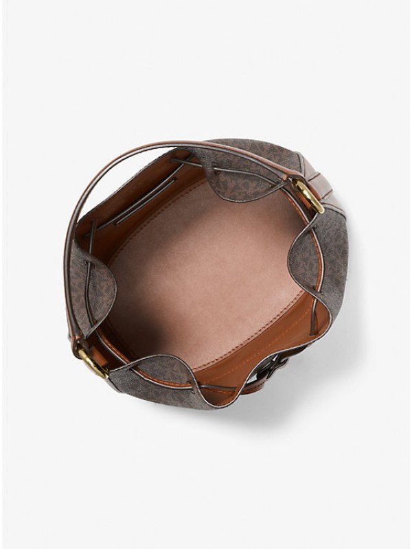 Cумка Michael Kors Reed Bucket Brown logo