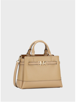 Сумка Michael Kors Reed Small Leather Belted Satchel Beige
