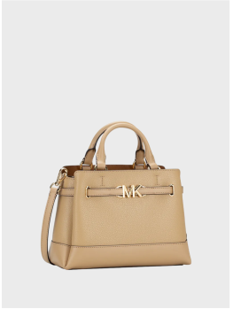 Сумка Michael Kors Reed Small Leather Belted Satchel Beige