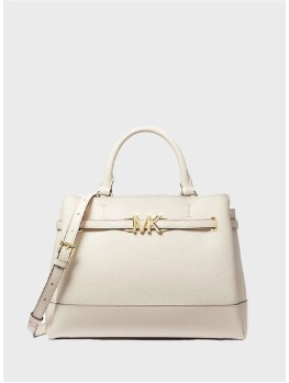 Cумка Michael Kors Reed Large Leather Belted Satchel White