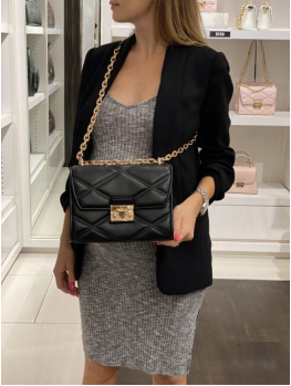 Сумка Michael Kors Serena Medium Black Gold