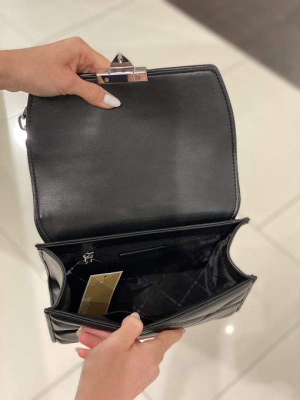 Сумка Michael Kors Serena Medium Black Gold