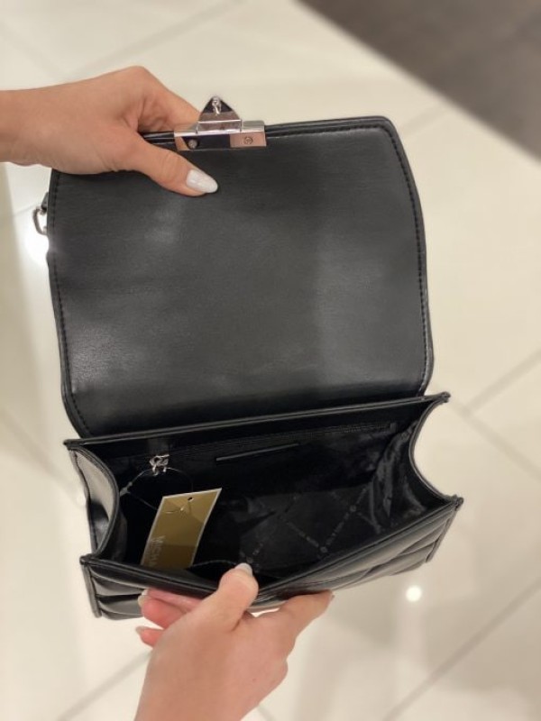 Сумка Michael Kors Serena Medium Black Silver