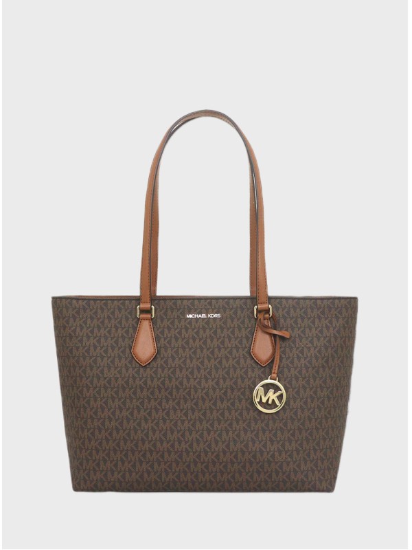 Сумка Michael Kors Sheila Large Mf Tote Brown Logo