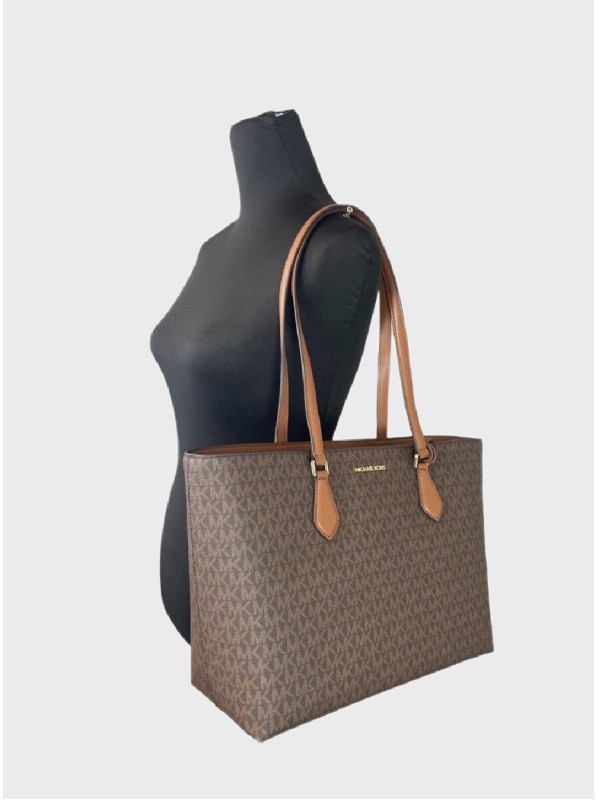 Сумка Michael Kors Sheila Large Mf Tote Brown Logo