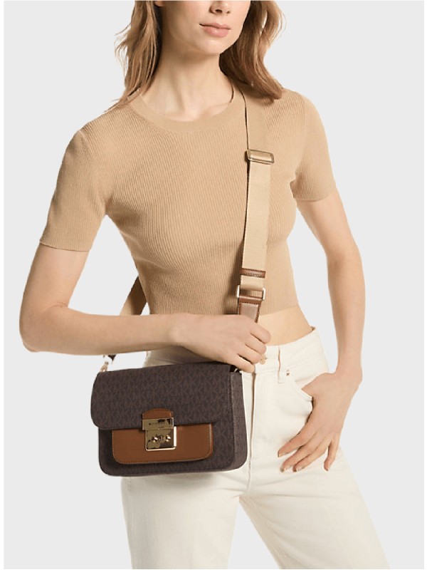 Cумка Michael Kors Sloan Brown Logo