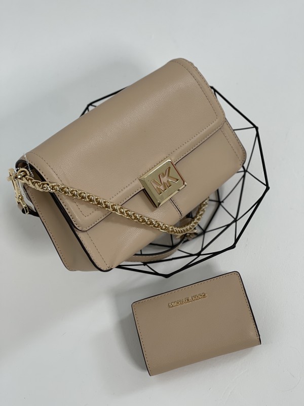 Cумка Michael Kors Sonia Shoulder Bag Beidge