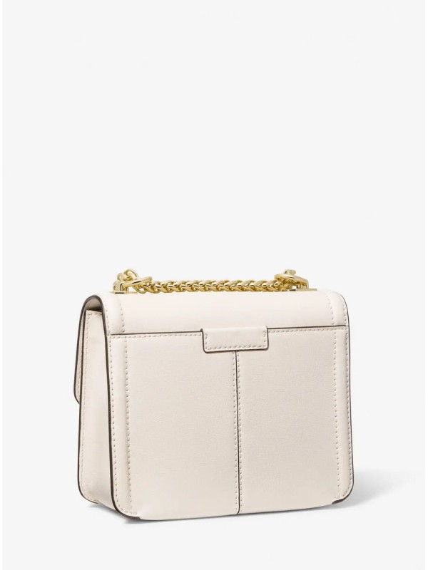 Cумка Michael Kors Sonia Small Leather Shoulder Bag Cream