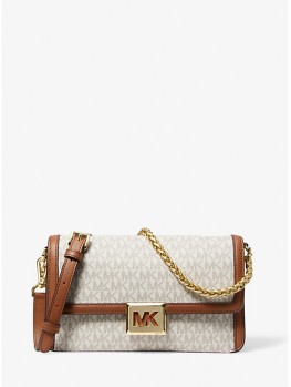 Cумка Michael Kors Sonia Medium Convertible Shoulder Bag  Vanilla Logo