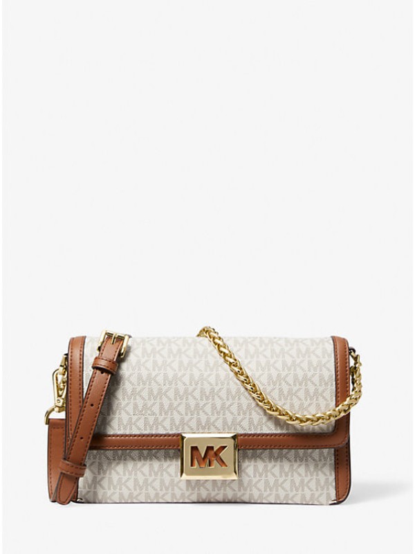 Cумка Michael Kors Sonia Medium Convertible Shoulder Bag  Vanilla Logo