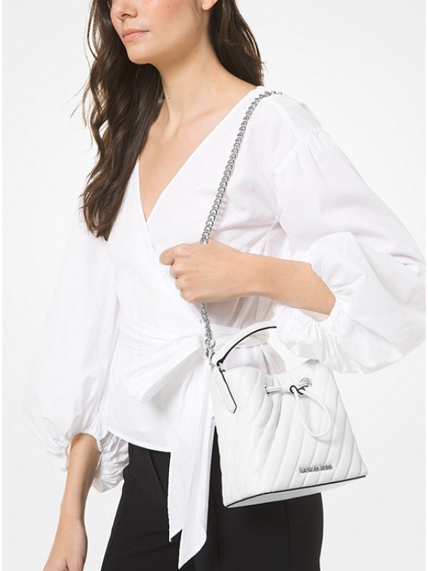 Cумка Michael Kors Suri Mini Bucket white