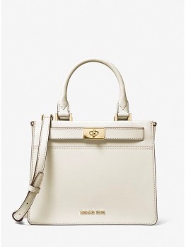 Cумка Michael Kors Tatiana Medium Satchel Light cream
