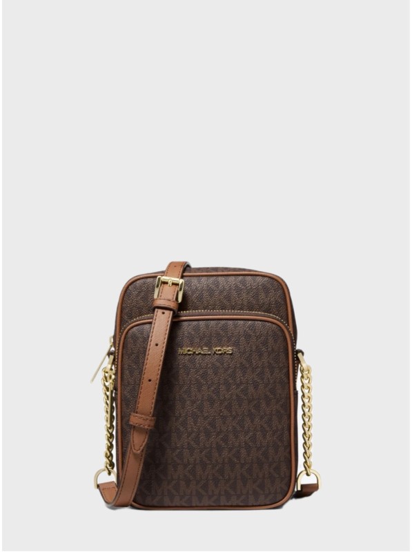 Cумка Michael Kors Jet Set Flight Bag Brown Logo