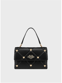 Сумка Love Moschino Jewel Heart Satchel M Black