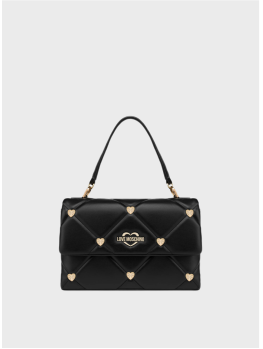 Сумка Love Moschino Jewel Heart Satchel M Black