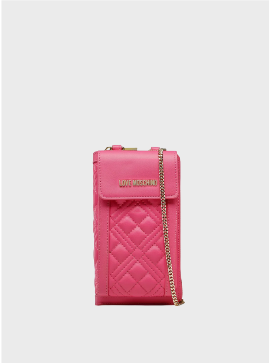 Сумка-клатч Love Moschino Quilted Fuxia