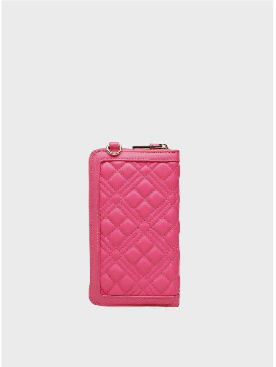 Сумка-клатч Love Moschino Quilted Fuxia
