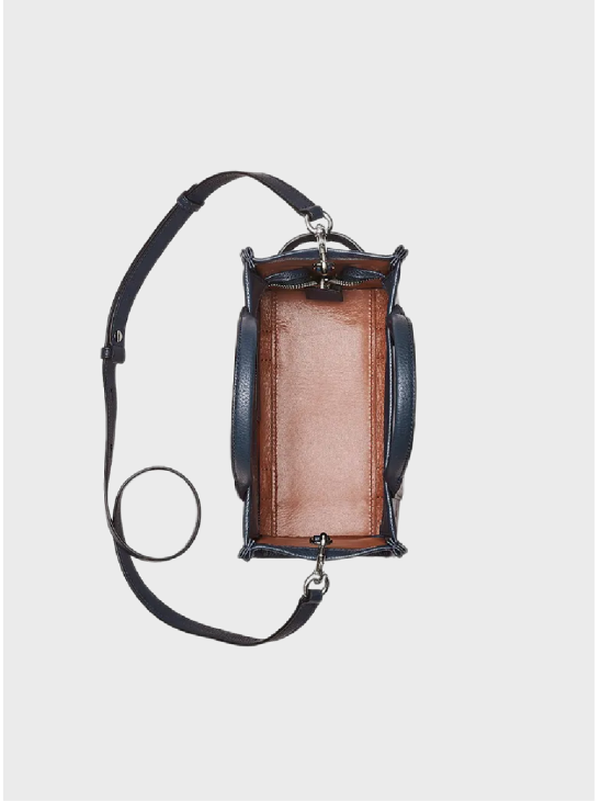 Сумка Marc Jacobs The Leather Small Tote Bag Dark Blue