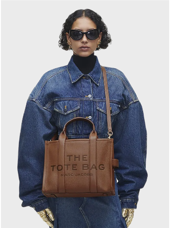 Сумка Marc Jacobs The Leather Medium Tote Bag Brown