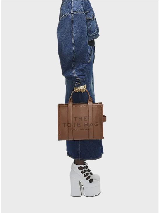 Сумка Marc Jacobs The Leather Medium Tote Bag Brown