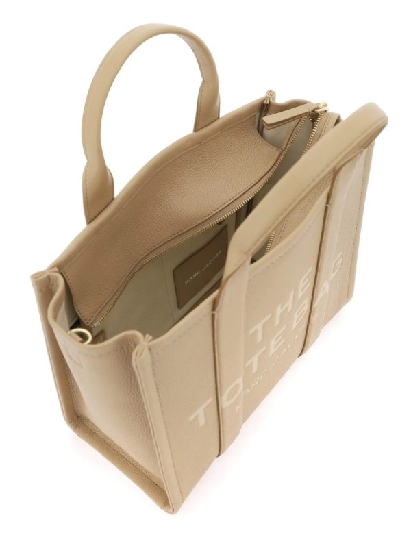 Сумка Marc Jacobs The Leather Medium Tote Bag Beige