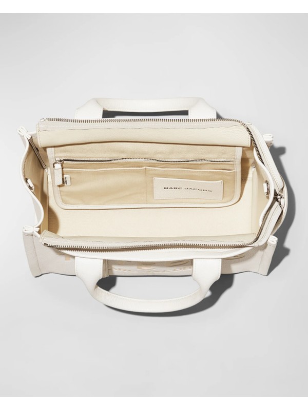 Сумка Marc Jacobs The Leather Medium Tote Bag White