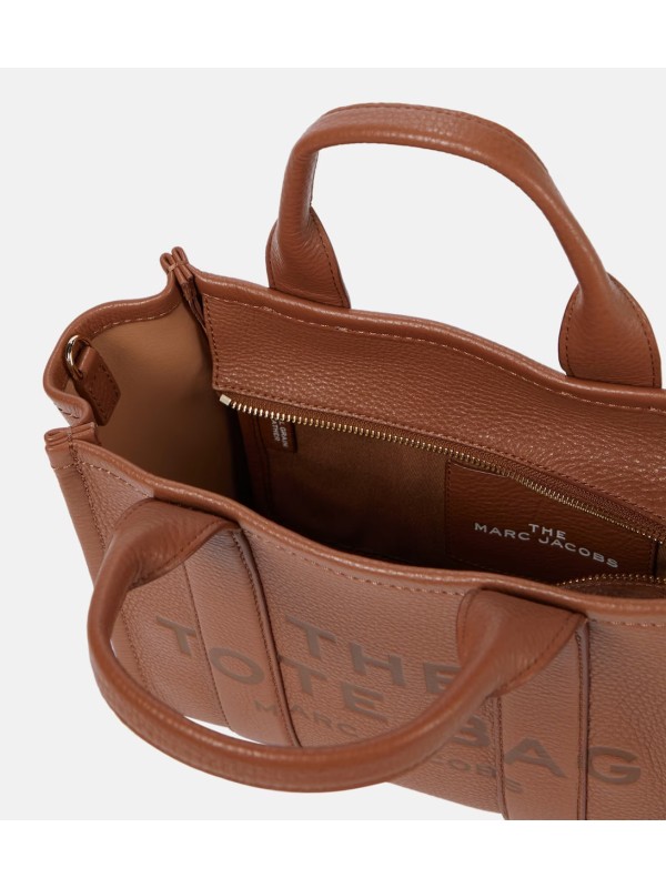 Сумка Marc Jacobs The Leather Small Tote Bag Cognac