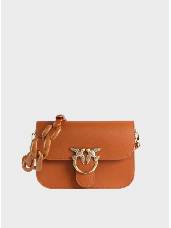 Сумка Pinko Love Bell Summer Foulard Cuoio