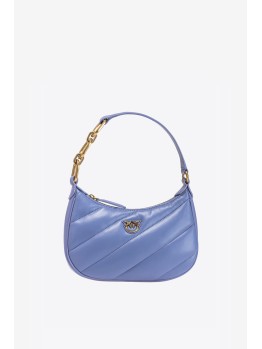 Сумка Pinko Half Moon Mini Maxi Quilt Lavender