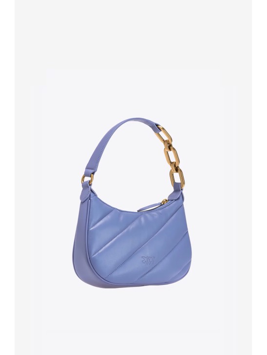 Сумка Pinko Half Moon Mini Maxi Quilt Lavender